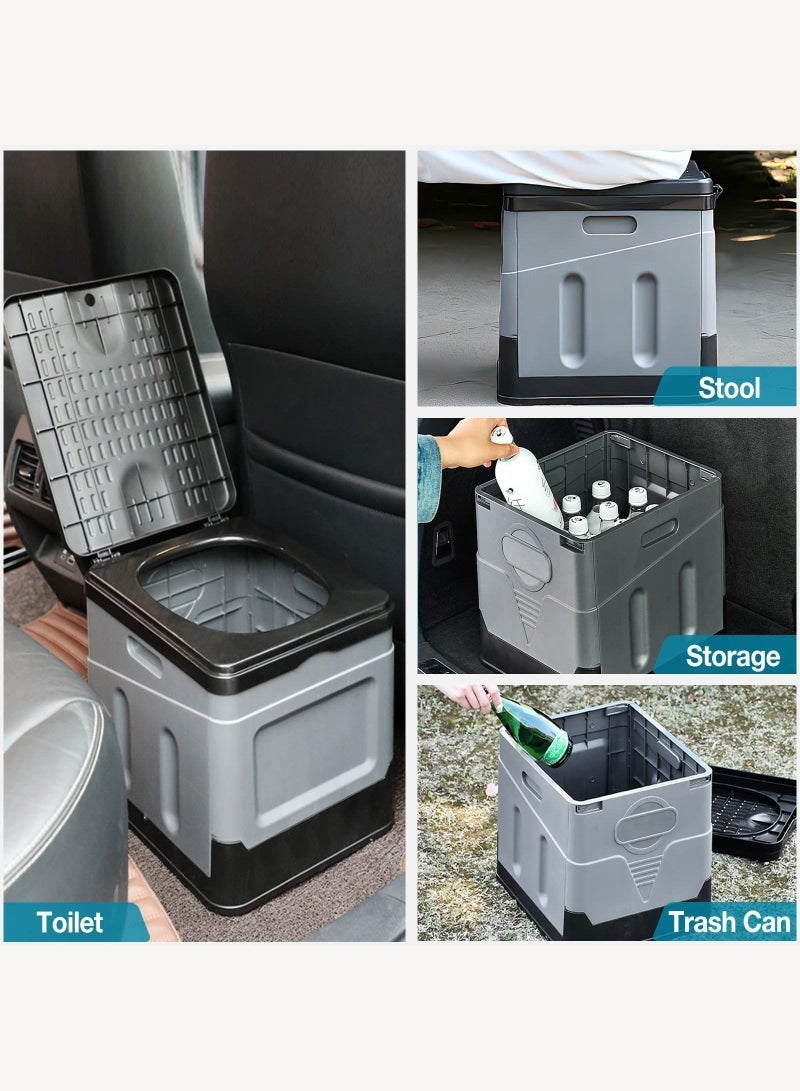 Bukela Portable Mobile Toilet Seat,Portable Potty Folding for Camping,home,Travel, Boat,Hiking,Long Trips - Image 3